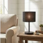 EMIBIG ECO LN1 BL BLACK Fekete Beltéri Asztali lámpa E27 IP20 EB-1655-LN1