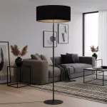 EMIBIG ECO LP1 BL BLACK Fekete Beltéri Állólámpa E27 IP20 EB-1655-LP1