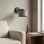 EMIBIG ECO K1 BL GRAY Szürke Beltéri Fali lámpa E27 IP20 EB-1656-K1