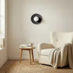 EMIBIG CALMA K1 BLACK S Fekete Beltéri Fali lámpa G9 IP20 EB-1658-K1