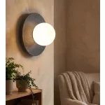 EMIBIG CALMA K1 BLACK S Fekete Beltéri Fali lámpa G9 IP20 EB-1658-K1
