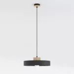 EMIBIG KIVI 1L BLACK Fekete Beltéri Függőlámpa E27 IP20 EB-1667-1L