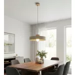 EMIBIG KIVI 1L MOKKA Bézs Beltéri Függőlámpa E27 IP20 EB-1668-1L