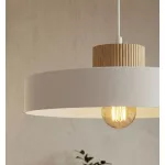 EMIBIG KIVI 1L WHITE Fehér Beltéri Függőlámpa E27 IP20 EB-1669-1L