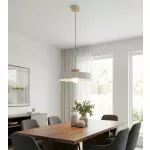 EMIBIG KIVI 1L WHITE Fehér Beltéri Függőlámpa E27 IP20 EB-1669-1L