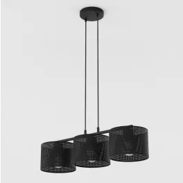   EMIBIG LUX 3 BLACK Fekete Beltéri Függőlámpa E27 IP20 EB-1670-3