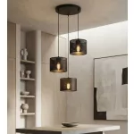 EMIBIG LUX 3 BLACK PREM Fekete Beltéri Függőlámpa E27 IP20 EB-1670-3PREM