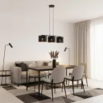 EMIBIG LUX 3 BLACK Fekete Beltéri Függőlámpa E27 IP20 EB-1670-3