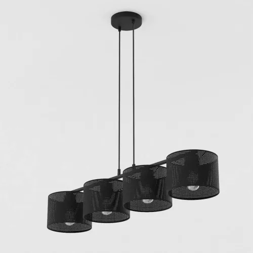 EMIBIG LUX 4 BLACK Fekete Beltéri Függőlámpa E27 IP20 EB-1670-4