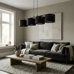EMIBIG LUX 4 BLACK Fekete Beltéri Függőlámpa E27 IP20 EB-1670-4