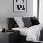 EMIBIG LUX LN1 BLACK Fekete Beltéri Asztali lámpa E27 IP20 EB-1670-LN1