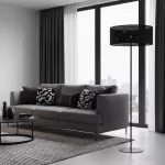 EMIBIG LUX LP1 BLACK Fekete Beltéri Állólámpa E27 IP20 EB-1670-LP1