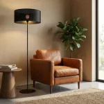 EMIBIG LUX LP1 BLACK Fekete Beltéri Állólámpa E27 IP20 EB-1670-LP1