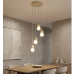 EMIBIG LOOP 4 MOKKA Bézs Beltéri Függőlámpa G9 IP20 EB-1673-4