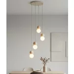 EMIBIG LOOP 4 MOKKA Bézs Beltéri Függőlámpa G9 IP20 EB-1673-4