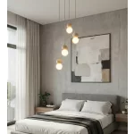 EMIBIG LOOP 4 MOKKA Bézs Beltéri Függőlámpa G9 IP20 EB-1673-4
