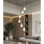 EMIBIG LOOP 6 WHITE Fehér Beltéri Függőlámpa G9 IP20 EB-1674-6