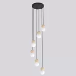 EMIBIG LOOP 6 BLACK Fekete Beltéri Függőlámpa G9 IP20 EB-1675-6