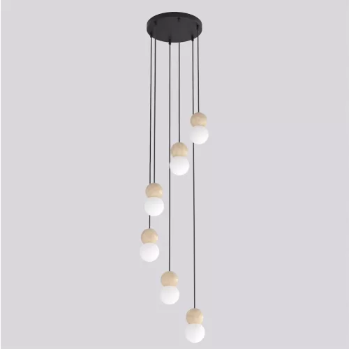 EMIBIG LOOP 6 BLACK Fekete Beltéri Függőlámpa G9 IP20 EB-1675-6
