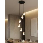 EMIBIG LOOP 6 BLACK Fekete Beltéri Függőlámpa G9 IP20 EB-1675-6