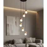 EMIBIG LOOP 6 BLACK Fekete Beltéri Függőlámpa G9 IP20 EB-1675-6