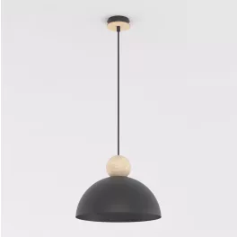  EMIBIG KAKI 1M BLACK Fekete Beltéri Függőlámpa E27 IP20 EB-1676-1M