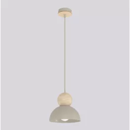   EMIBIG KAKI 1S MOKKA Bézs Beltéri Függőlámpa E27 IP20 EB-1678-1S