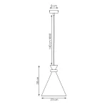 EMIBIG ZERO 1 WHITE Fehér Beltéri Függőlámpa E27 IP20 EB-1679-1