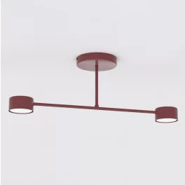   EMIBIG HALO 2 BURGUNDY Bordó Beltéri Mennyezeti lámpa GX53 IP20 EB-1681-2