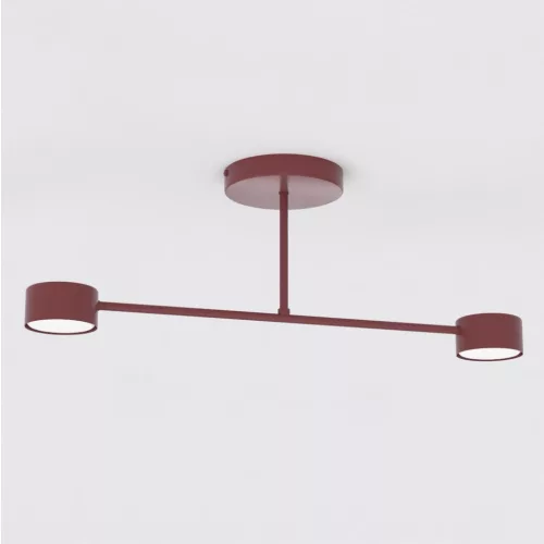 EMIBIG HALO 2 BURGUNDY Bordó Beltéri Mennyezeti lámpa GX53 IP20 EB-1681-2