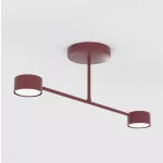 EMIBIG HALO 2 BURGUNDY Bordó Beltéri Mennyezeti lámpa GX53 IP20 EB-1681-2