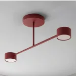 EMIBIG HALO 2 BURGUNDY Bordó Beltéri Mennyezeti lámpa GX53 IP20 EB-1681-2