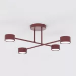 EMIBIG HALO 4 BURGUNDY Bordó Beltéri Mennyezeti lámpa GX53 IP20 EB-1681-4
