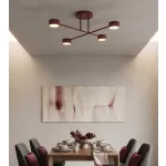 EMIBIG HALO 4 BURGUNDY Bordó Beltéri Mennyezeti lámpa GX53 IP20 EB-1681-4
