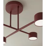 EMIBIG HALO 4 BURGUNDY Bordó Beltéri Mennyezeti lámpa GX53 IP20 EB-1681-4