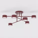 EMIBIG HALO 6 BURGUNDY Bordó Beltéri Mennyezeti lámpa GX53 IP20 EB-1681-6