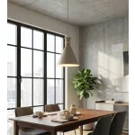 EMIBIG ZERO 1 MOKKA Bézs Beltéri Függőlámpa E27 IP20 EB-1683-1