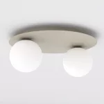 EMIBIG SOLAR 2 MOKKA OPAL Bézs Beltéri Mennyezeti lámpa E14 IP20 EB-1687-2