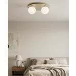 EMIBIG SOLAR 2 MOKKA OPAL Bézs Beltéri Mennyezeti lámpa E14 IP20 EB-1687-2