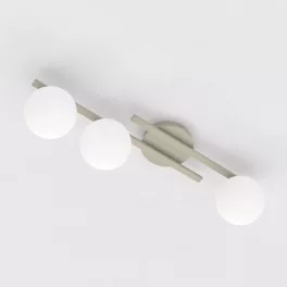   EMIBIG KAIRO 3 MOKKA OPAL Bézs Beltéri Mennyezeti lámpa E14 IP20 EB-1689-3