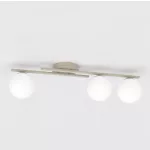 EMIBIG KAIRO 3 MOKKA OPAL Bézs Beltéri Mennyezeti lámpa E14 IP20 EB-1689-3