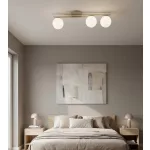 EMIBIG KAIRO 3 MOKKA OPAL Bézs Beltéri Mennyezeti lámpa E14 IP20 EB-1689-3