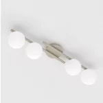 EMIBIG KAIRO 4 MOKKA OPAL Bézs Beltéri Mennyezeti lámpa E14 IP20 EB-1689-4