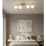 EMIBIG KAIRO 4 MOKKA OPAL Bézs Beltéri Mennyezeti lámpa E14 IP20 EB-1689-4