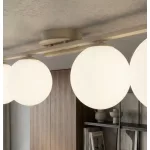 EMIBIG KAIRO 4 MOKKA OPAL Bézs Beltéri Mennyezeti lámpa E14 IP20 EB-1689-4
