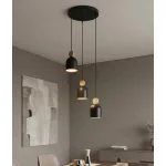 EMIBIG MESI 3 BL PREM Fekete Beltéri Függőlámpa GU10 IP20 EB-1692-3PREM