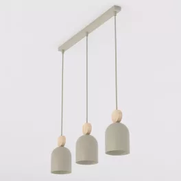   EMIBIG MESI 3 MOKKA Bézs Beltéri Függőlámpa GU10 IP20 EB-1694-3