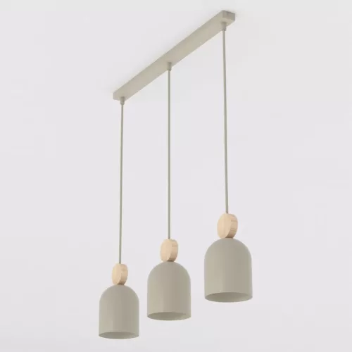 EMIBIG MESI 3 MOKKA Bézs Beltéri Függőlámpa GU10 IP20 EB-1694-3