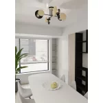 EMIBIG ZITA 4 BLACK Fekete Beltéri Mennyezeti lámpa E27 IP20 EB-173-4