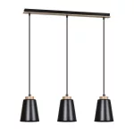 EMIBIG BOLERO 3 BLACK Fekete Beltéri Függőlámpa E27 IP20 EB-442-3